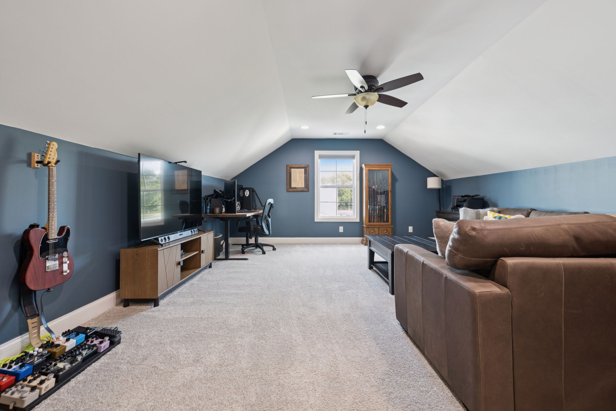 2022 Trout Trail Murfreesboro, TN 37129 - Photo 34 of 44 a living room with furniture and a flat screen tv