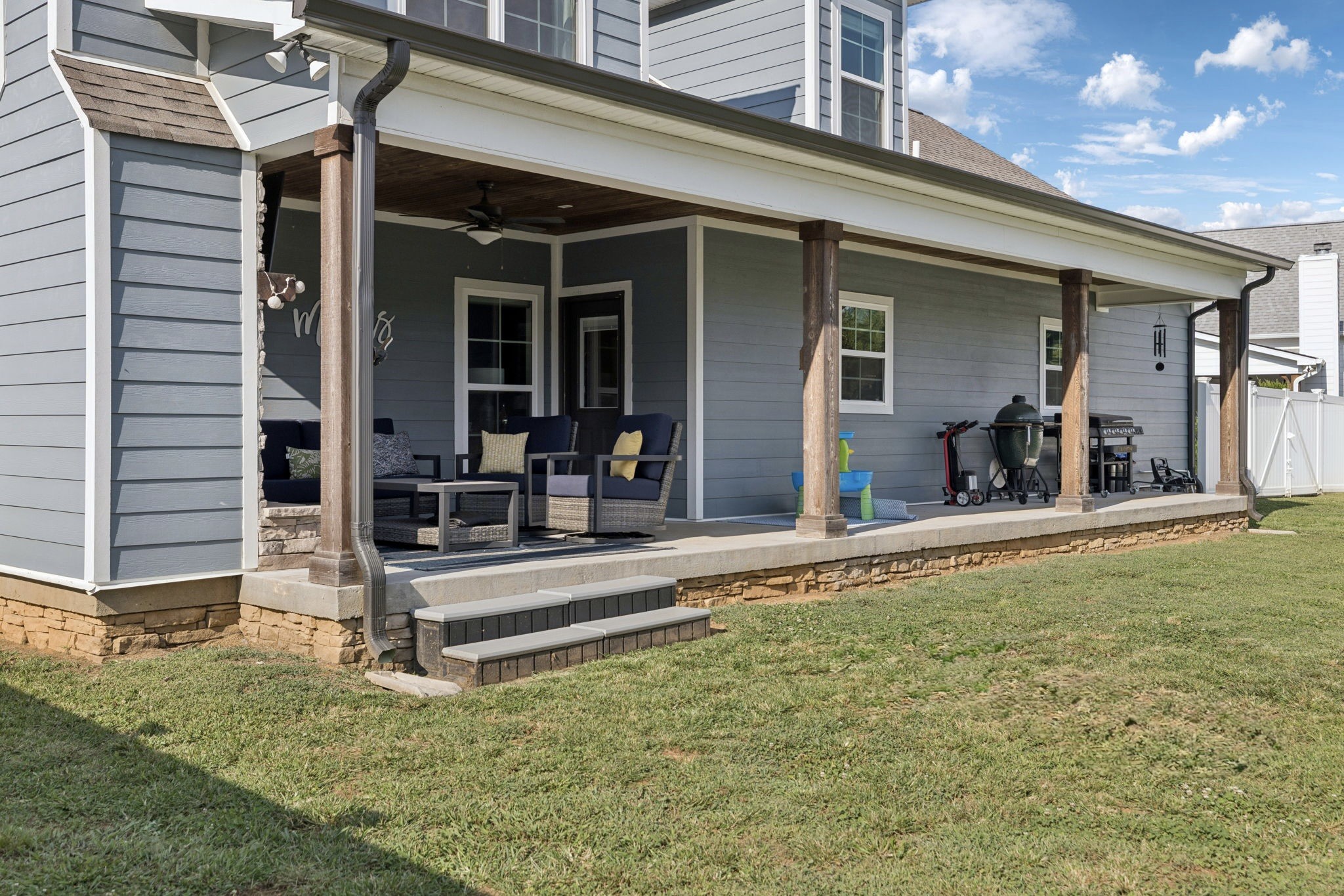 2022 Trout Trail Murfreesboro, TN 37129 - Photo 38 of 44 a view of a house with a outdoor seating area