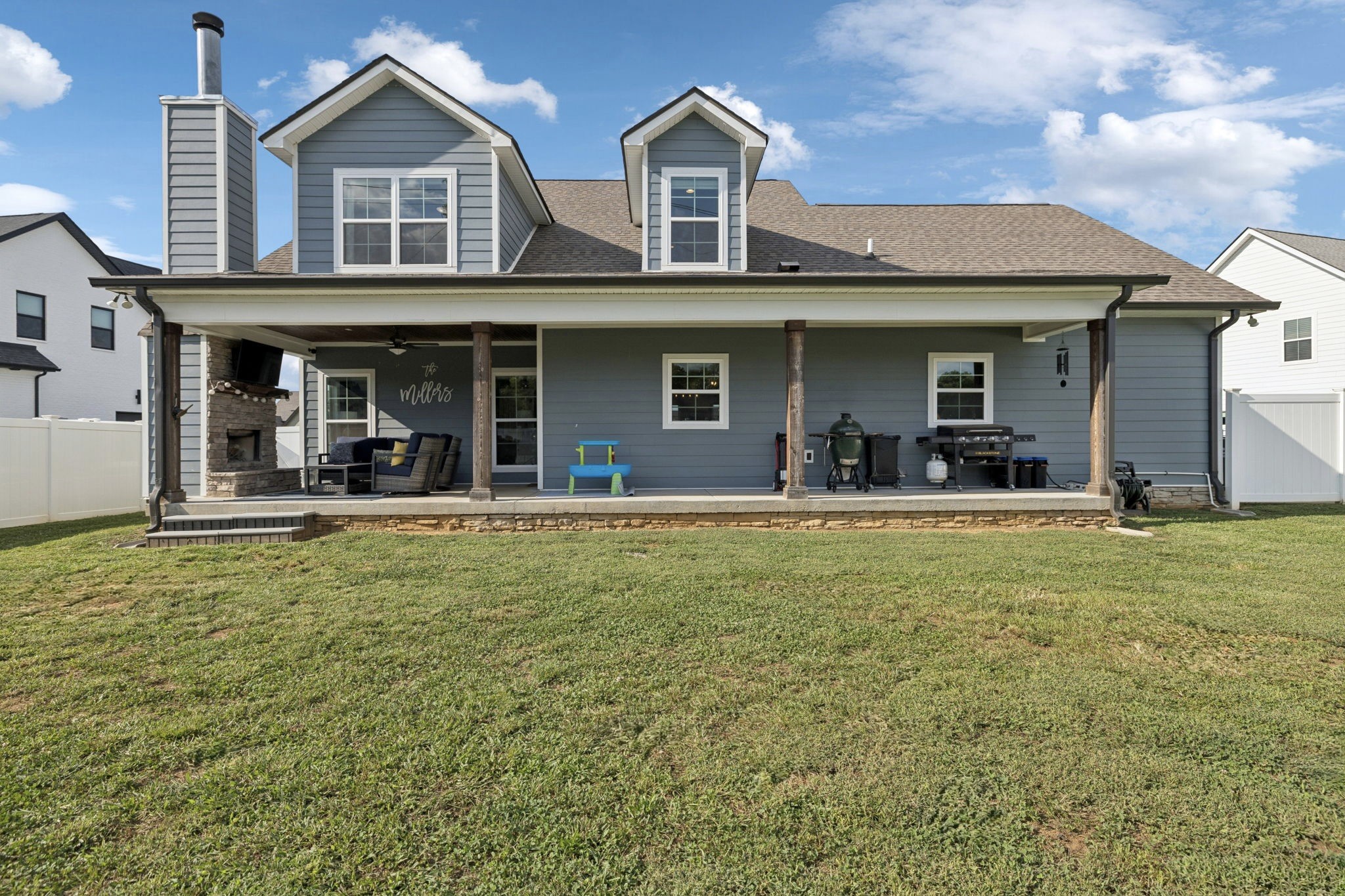 2022 Trout Trail Murfreesboro, TN 37129 - Photo 39 of 44 a view of a house with a backyard patio and swimming pool