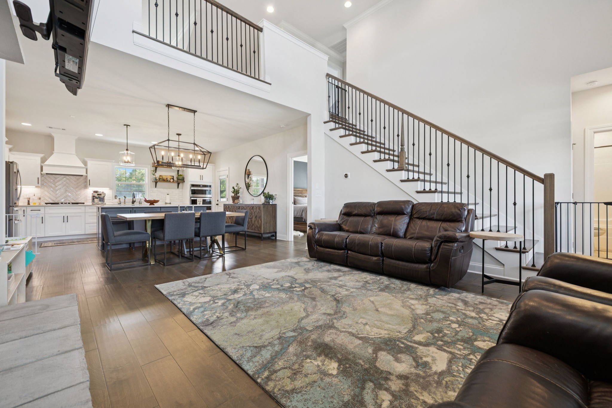 2022 Trout Trail Murfreesboro, TN 37129 - Photo 8 of 44 a living room with lots of furniture and kitchen view