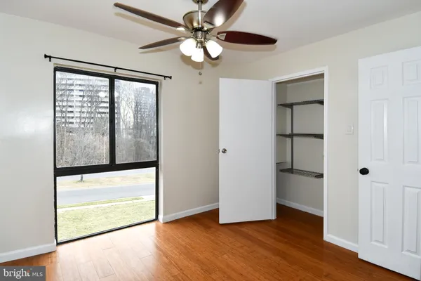 a view of a wooden fence