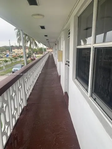 a view of balcony