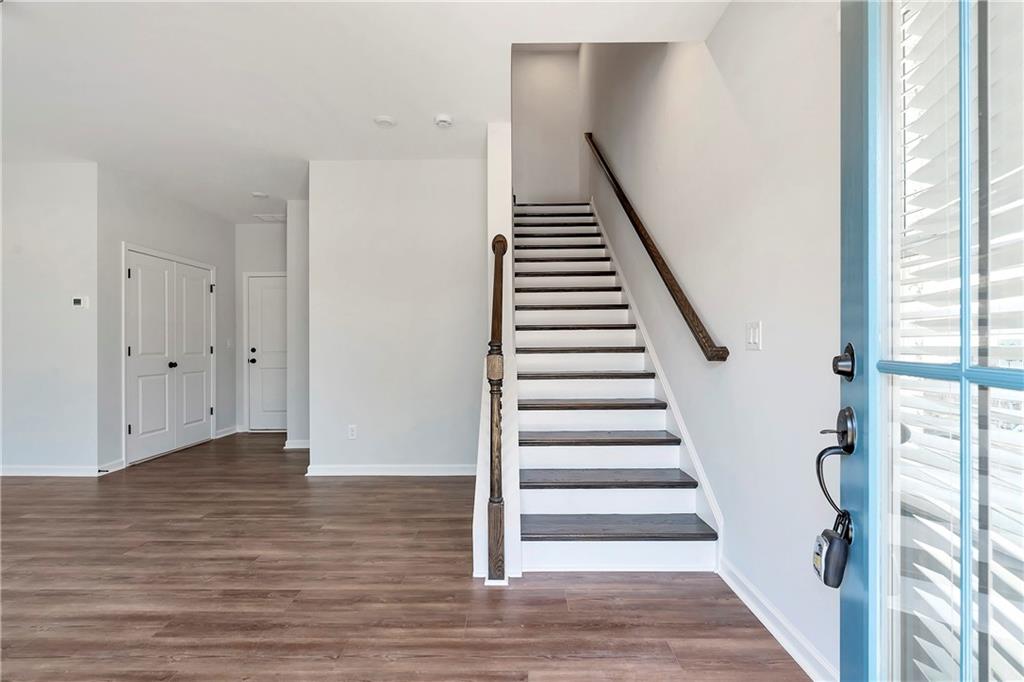 2244 Whistler Way Northeast Lawrenceville, GA 30043 - Photo 3 of 25 a view of an entryway with wooden floor