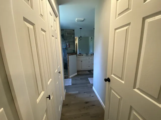 a view of a swimming pool with an outdoor space and seating area