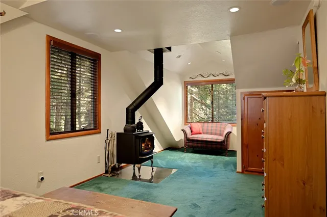 a room with furniture and a window