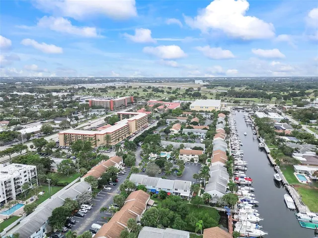 an aerial view of a city with lots of residential buildings