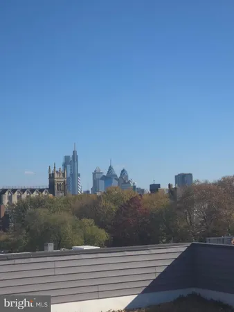 a view of a city with tall building
