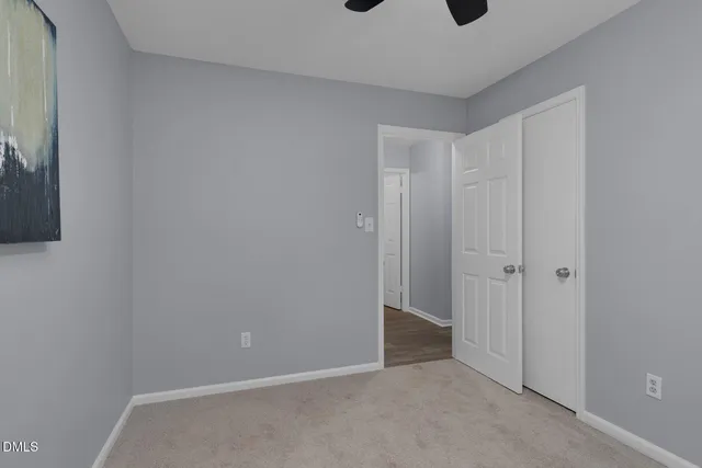 a view of an empty room