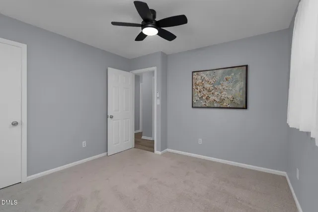 a view of an empty room