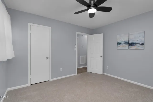 a view of an empty room