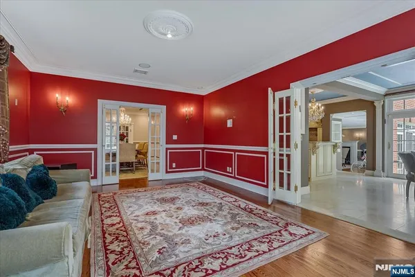 a view of a living room