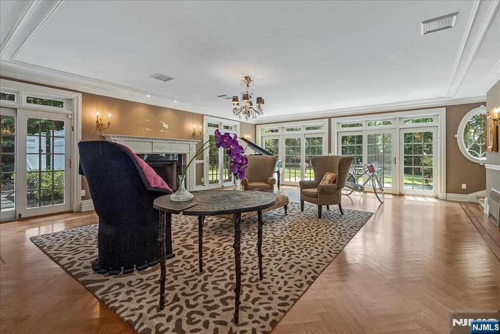 294 Oakwood Road Englewood, NJ 07631 - Photo 23 of 50 a view of a dining room with furniture window and outside view