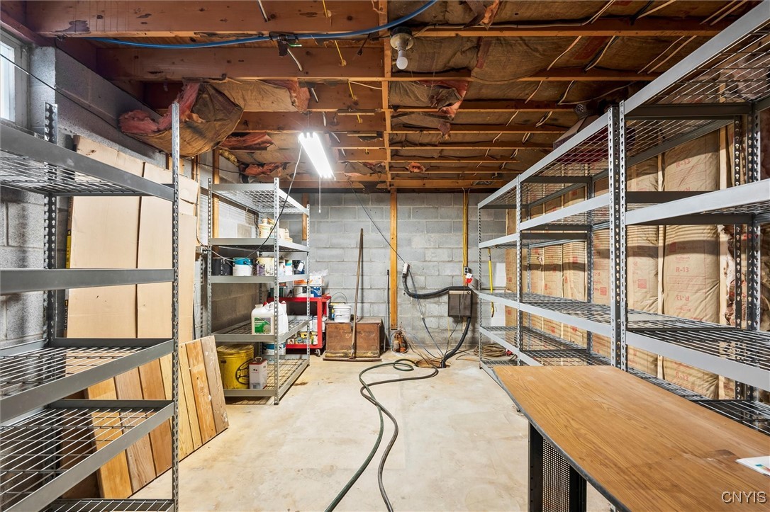 892 Clark Street Road Aurelius, NY 13021 - Photo 27 of 41 Basement Storage Room
