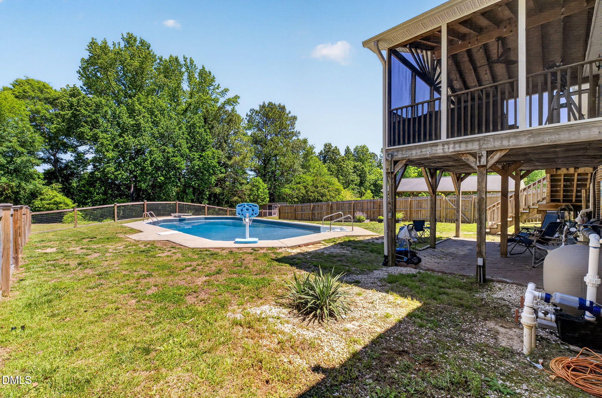 3584 High Ridge Road Oxford, NC 27565 - Photo 38 of 43 3584 High Ridge Court - Pool and Yard