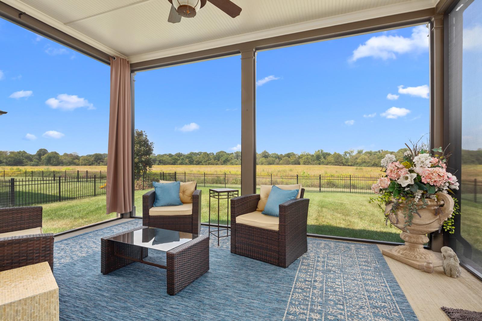 476 Avon River Road Franklin, TN 37064 - Photo 10 of 25 Off of the kitchen and family room is the back porch that the current homeowner had screened in. This is the perfect place to relax and enjoy our beautiful Tennessee evenings.