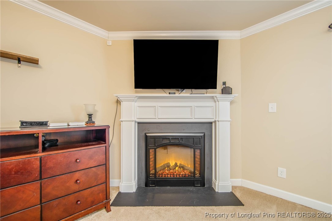 298 Declaration Drive Raeford, NC 28376 - Photo 13 of 31 a living room with furniture and a fireplace