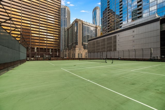 211 East Ohio Street, Unit 609 Chicago, IL 60611 - Photo 16 of 19 a view of a tennis court