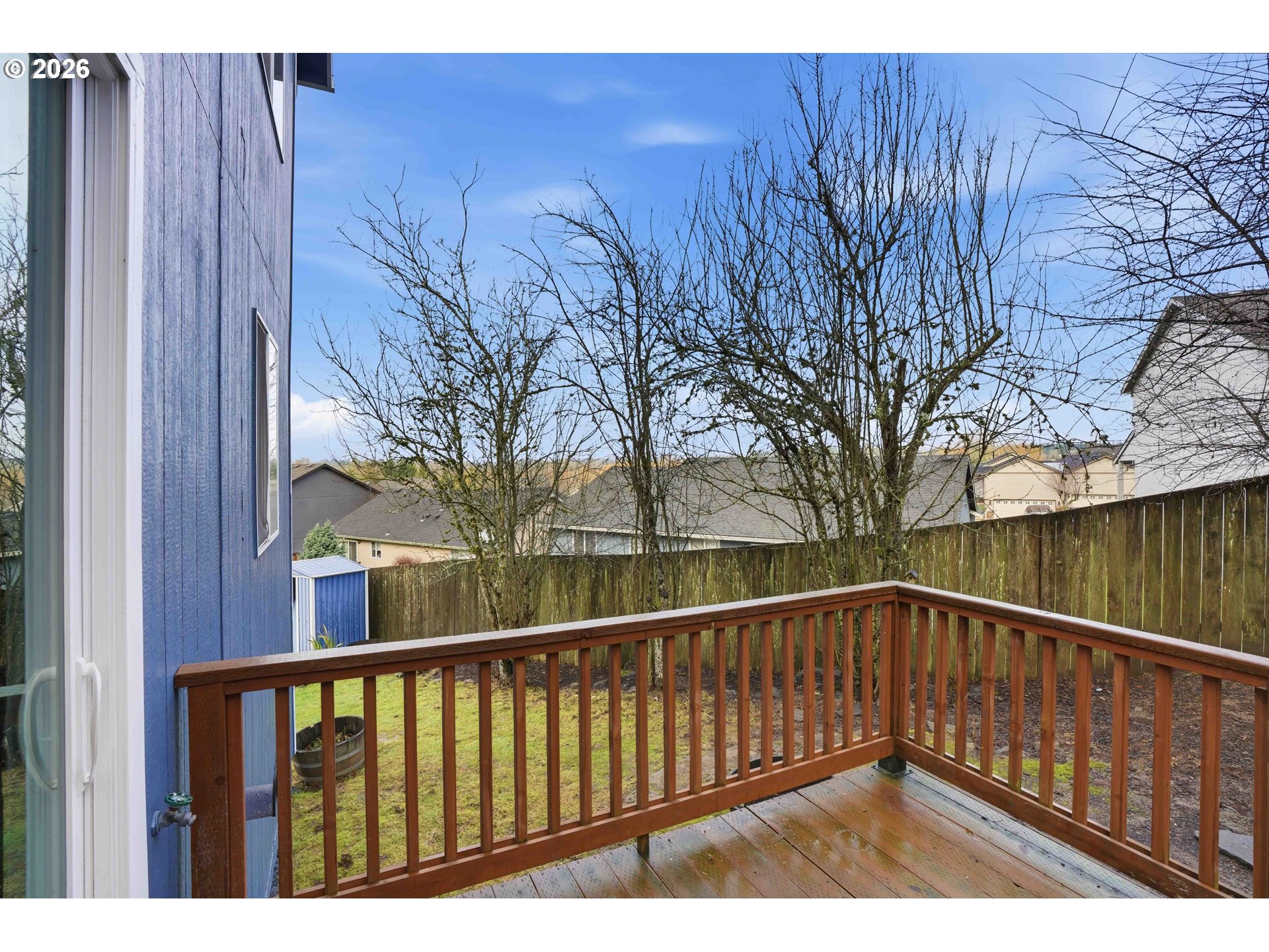 3323 Northwest 31st Circle Camas, WA 98607 - Photo 21 of 25 a view of balcony with wooden floor and fence