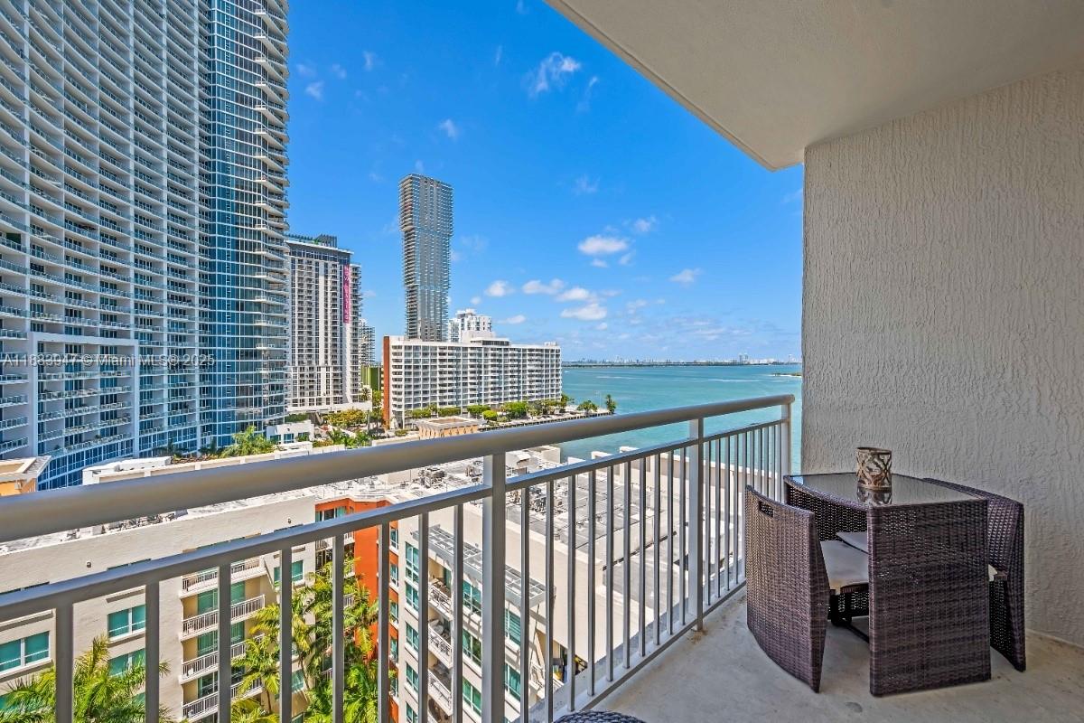2000 North Bayshore Drive, Unit 1105 Miami, FL 33137 - Photo 1 of 29 a view of city from a balcony