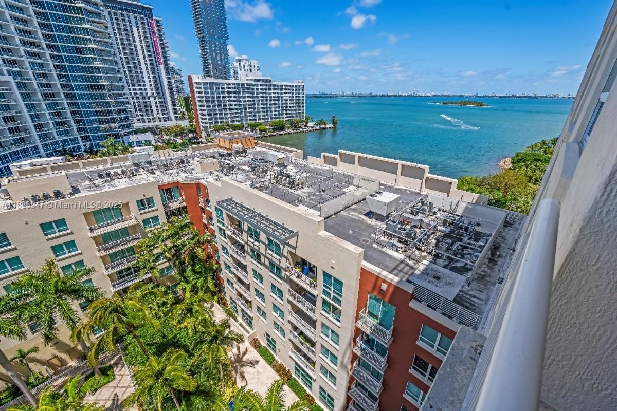 2000 North Bayshore Drive, Unit 1105 Miami, FL 33137 - Photo 10 of 29 a view of a balcony with an outdoor space