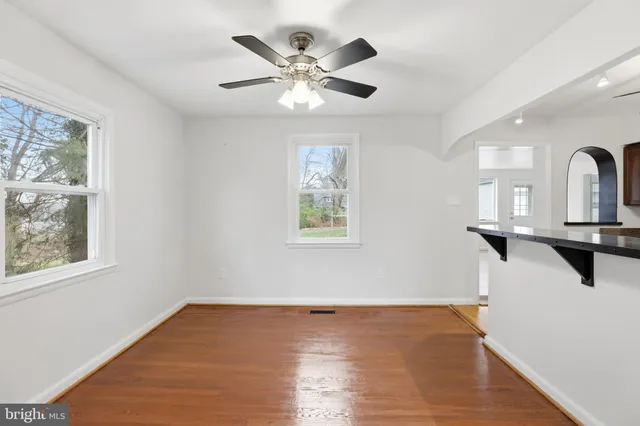 a view of a livingroom with a staircase