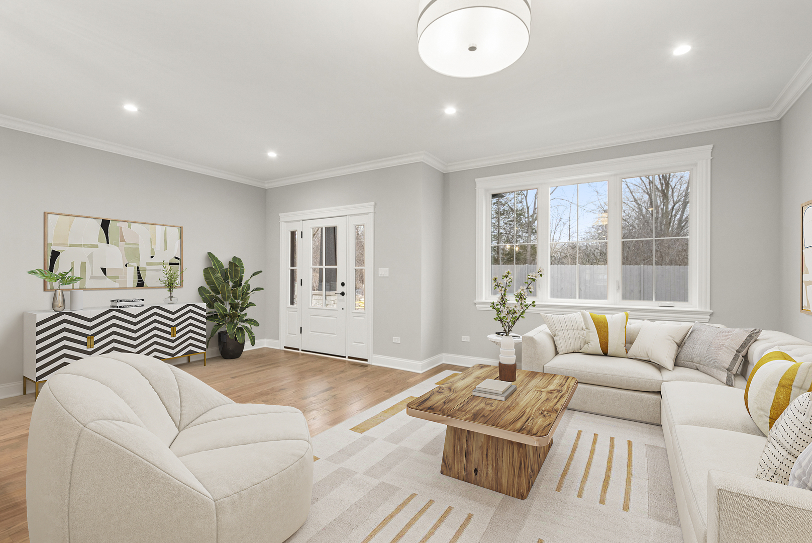 11323 1st Street Mokena, IL 60448 - Photo 10 of 26 a bedroom with furniture and wooden floor