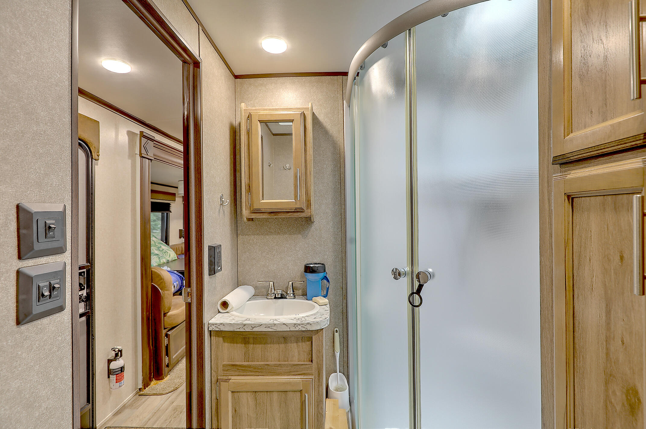 140 Shad Row Drive Ridgeville, SC 29472 - Photo 13 of 34 Camper Bathroom