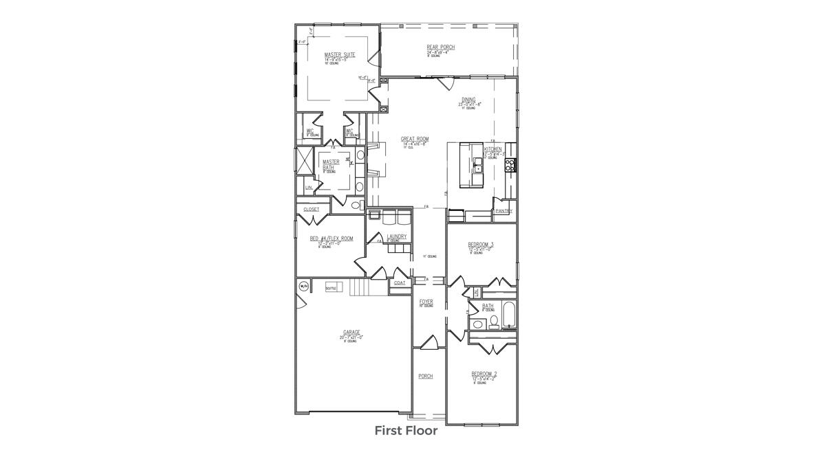 313 Willow Run Drive Summerville, SC 29486 - Photo 45 of 45 Litchfield-Floorplan