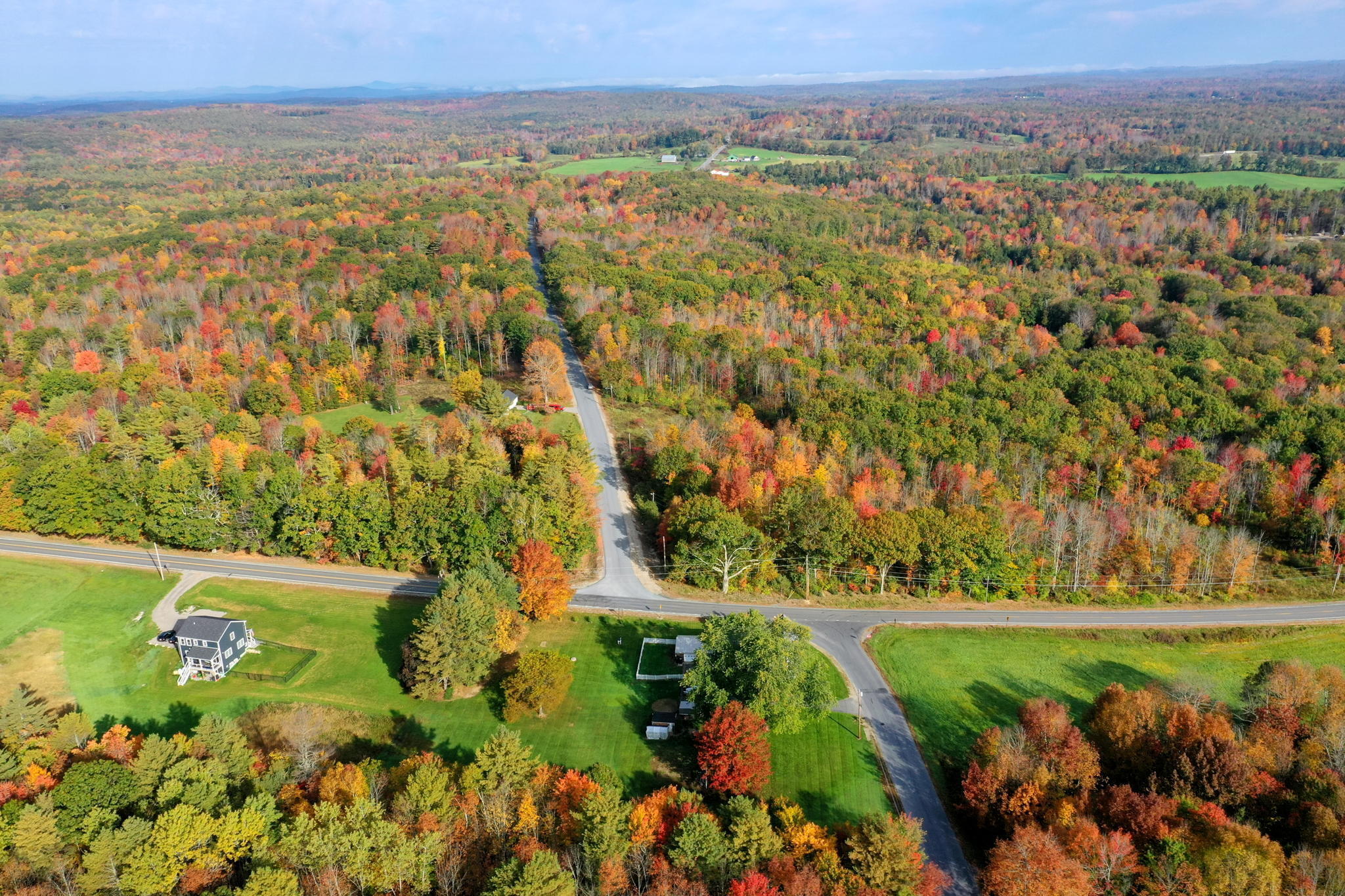 697 Stevenstown Road Litchfield, ME 04350 - Photo 50 of 59 View from above