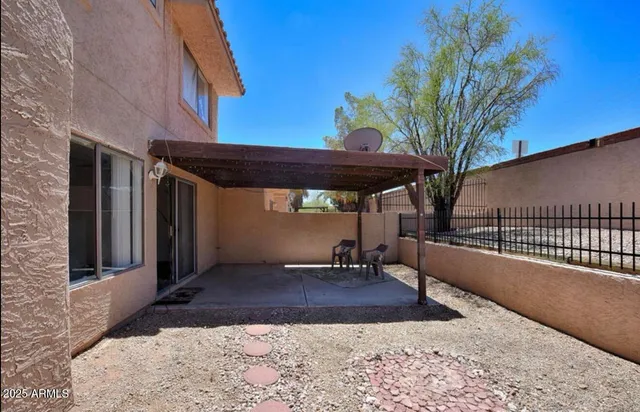 a view of outdoor space and deck