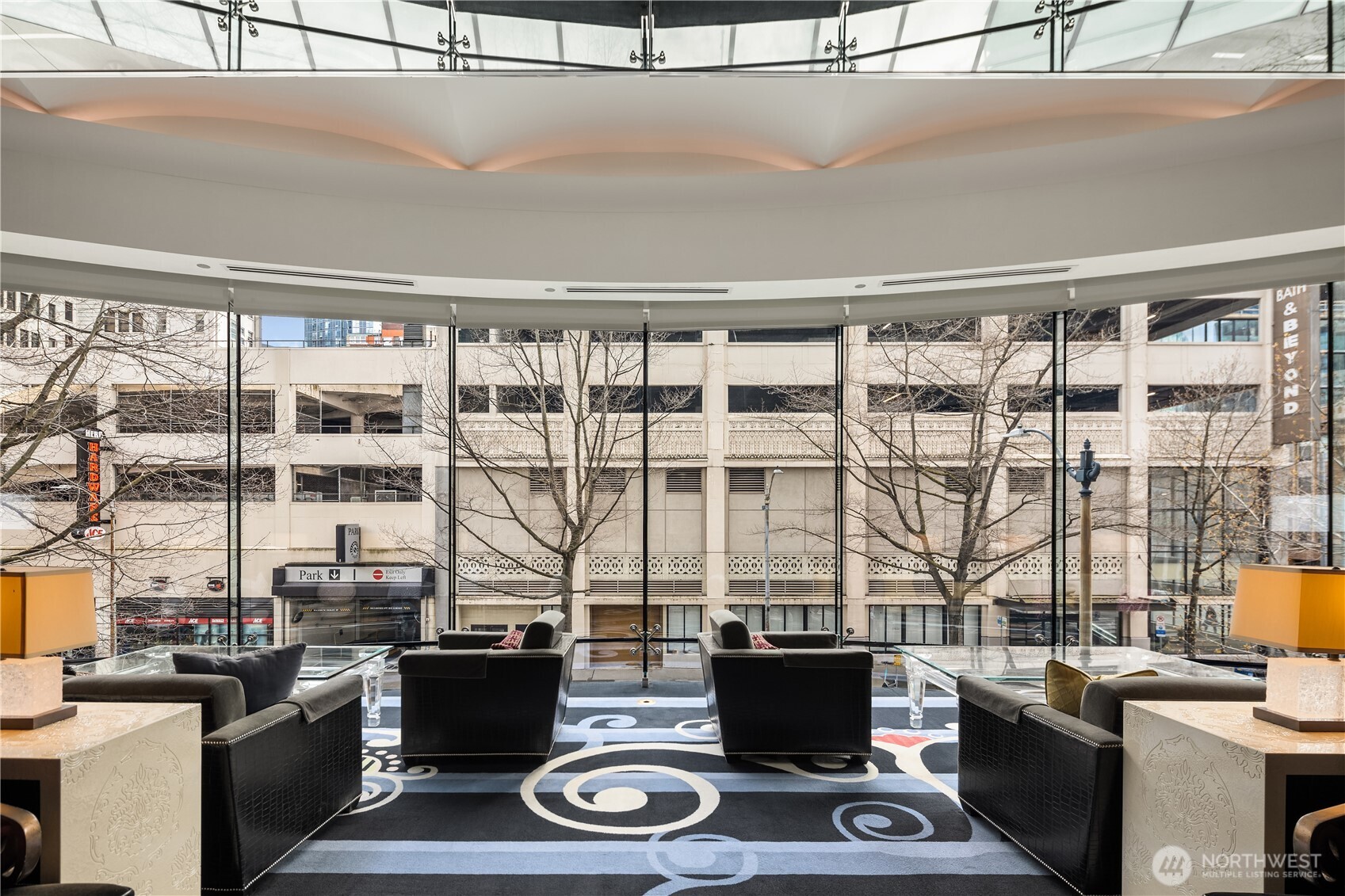1920 4th Avenue, Unit 2702 Seattle, WA 98101 - Photo 35 of 40 a view of a workspace with furniture