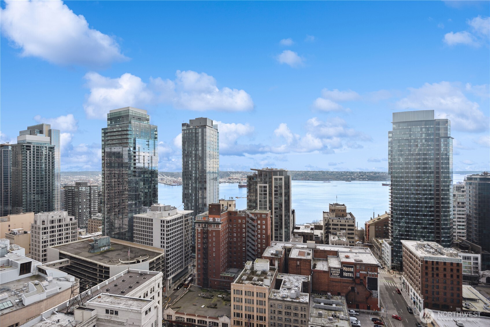 1920 4th Avenue, Unit 2702 Seattle, WA 98101 - Photo 6 of 40 a view of city with tall buildings