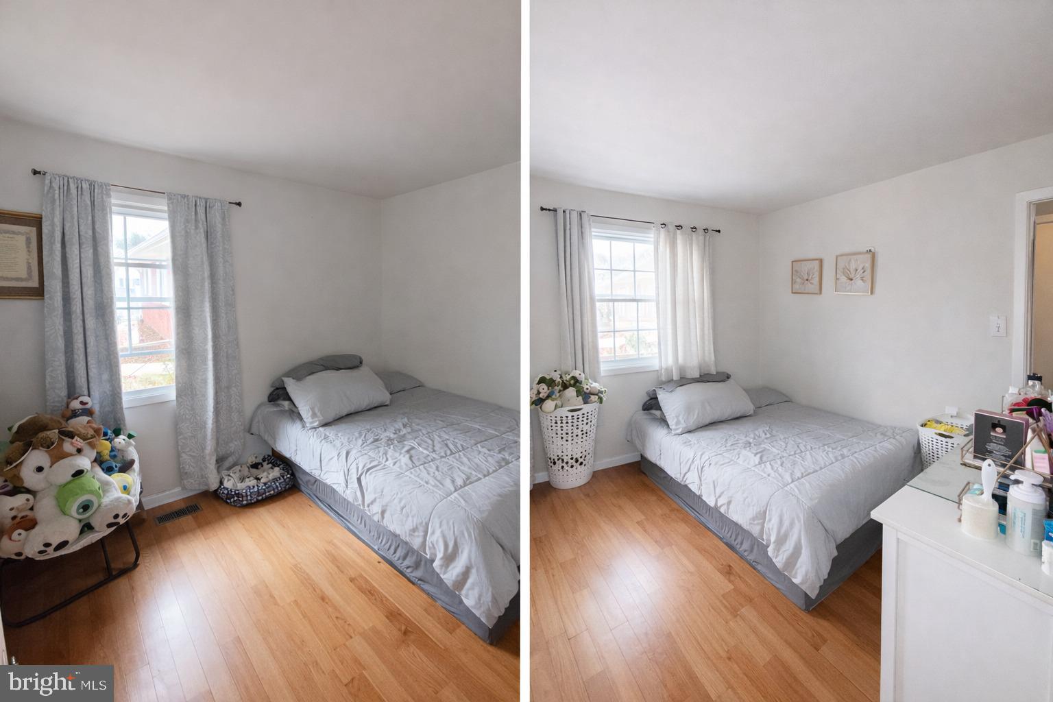 12600 Cedarbrook Lane Laurel, MD 20708 - Photo 12 of 15 a bedroom with a bed and wooden floor