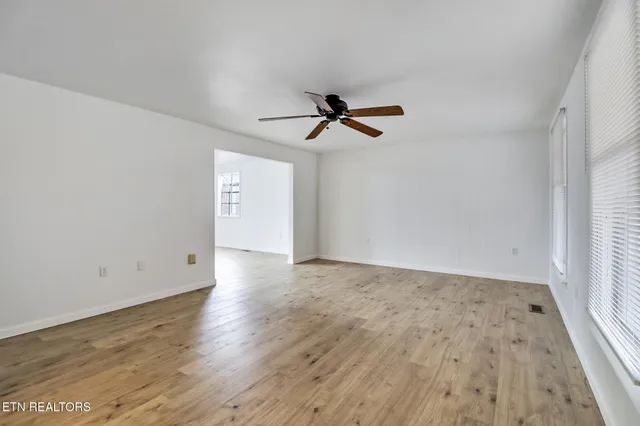 wooden floor in an empty room