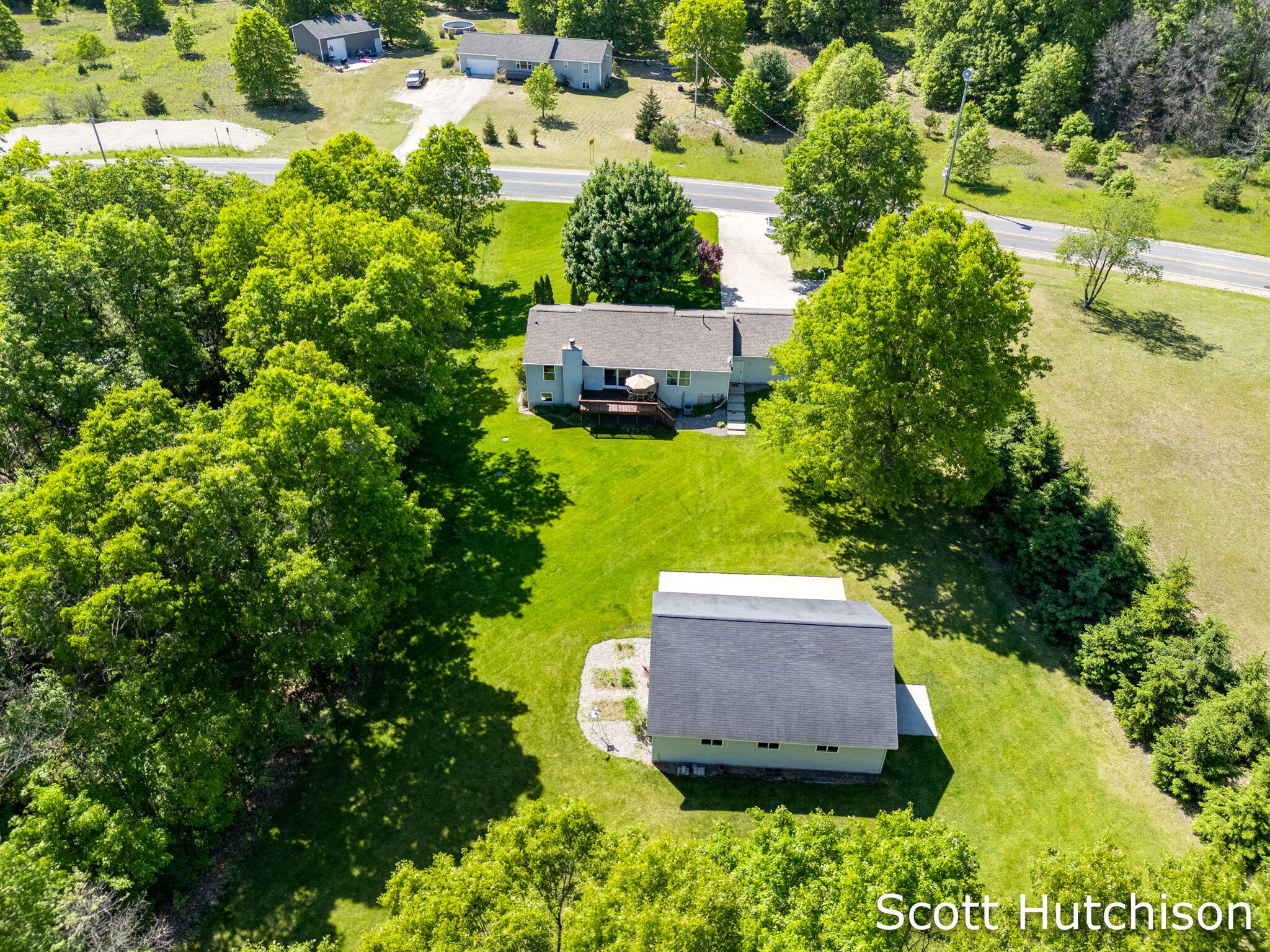 3439 Johnson Road Gowen, MI 49326 - Photo 42 of 53 9-web-or-mls-3439 Johnson Rd aerial-8