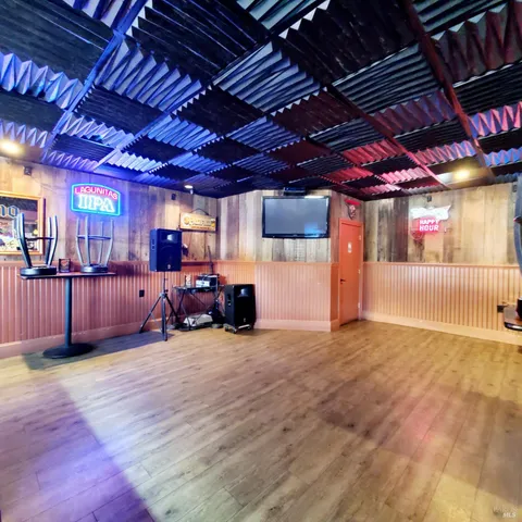 a view of a hallway with an empty room