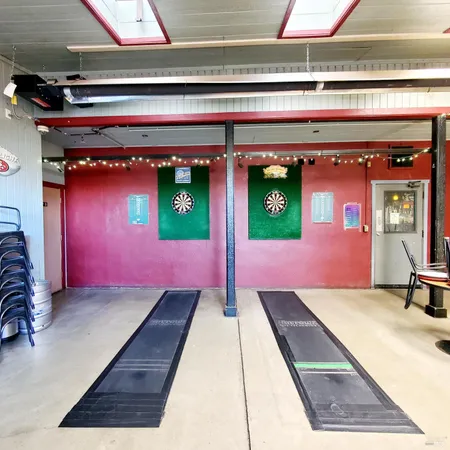 a view of a porch with furniture