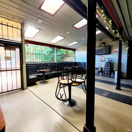 a view of hallway with stairs