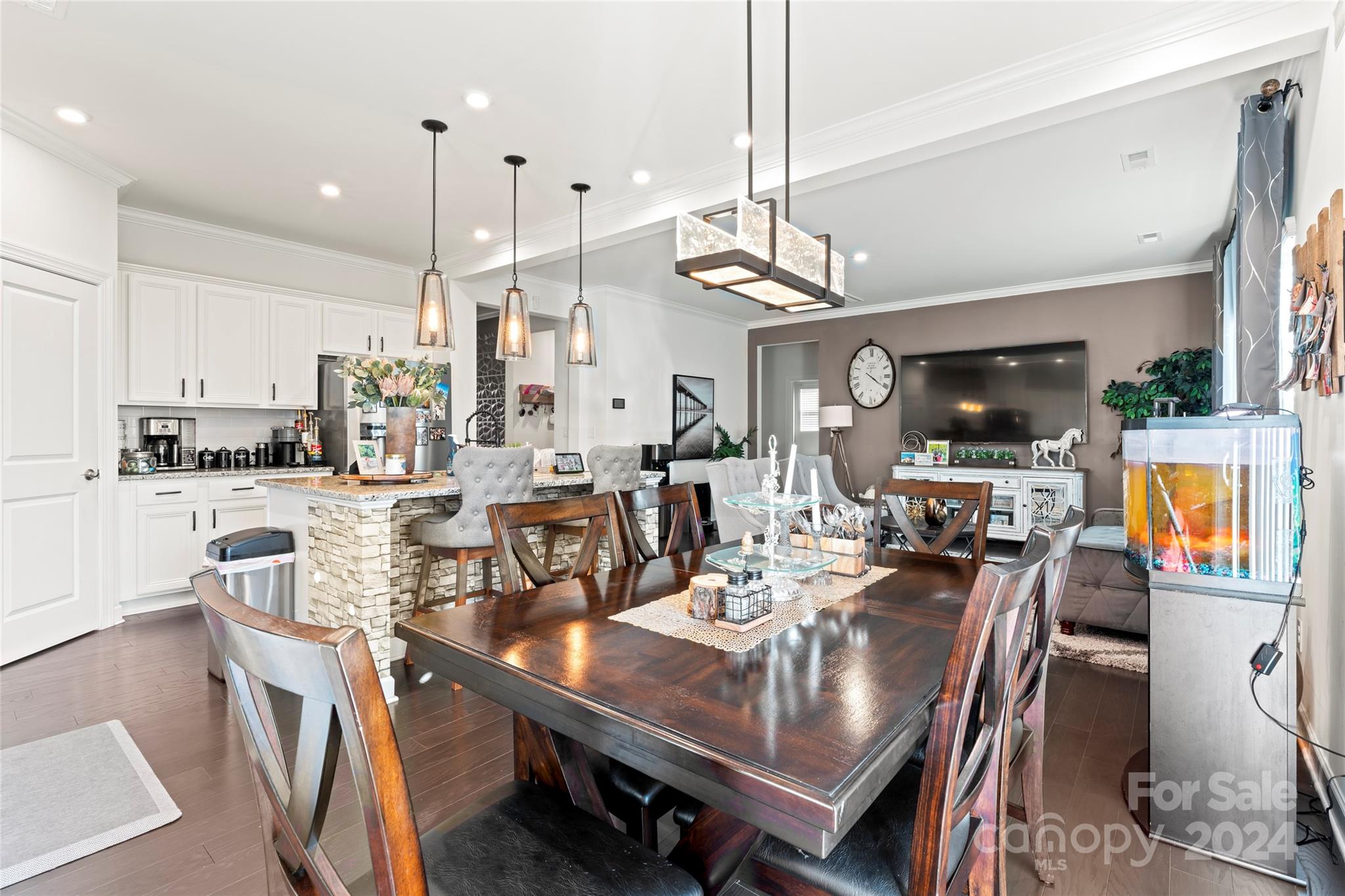 7227 Rupell Drive Charlotte, NC 28273 - Photo 15 of 45 a view of a dining room and livingroom