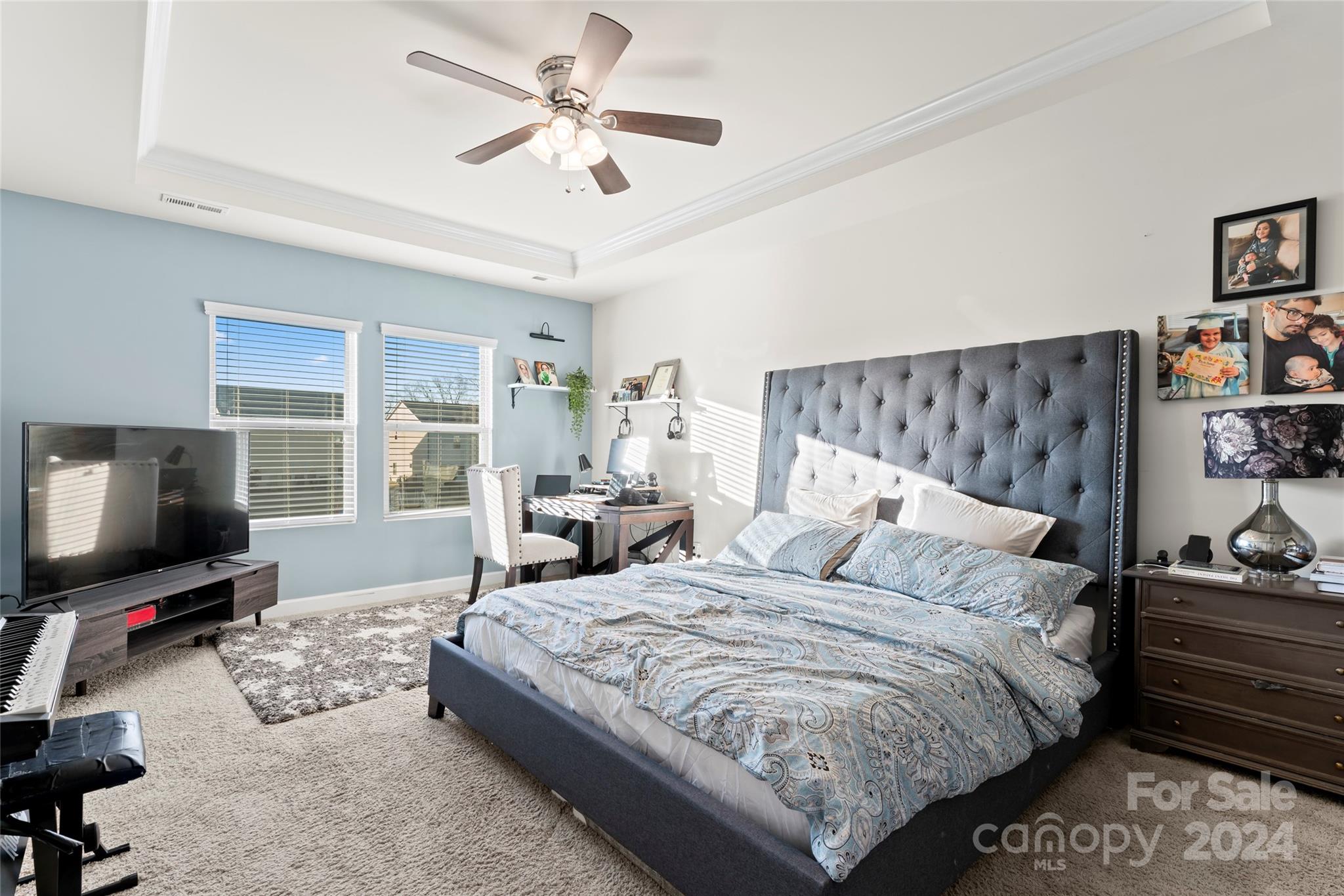 7227 Rupell Drive Charlotte, NC 28273 - Photo 26 of 45 a living room with furniture and a flat screen tv
