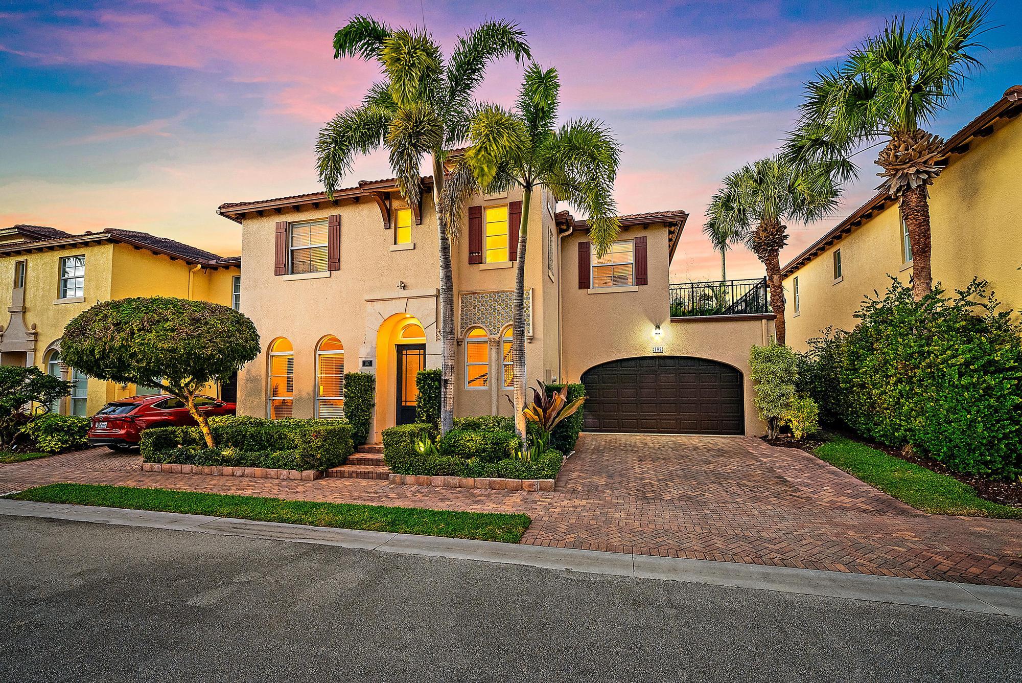 107 Via Poinciana Lane Boca Raton, FL 33487 - Photo 1 of 40 Front Twilight