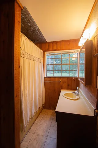 a view of workspace with a window