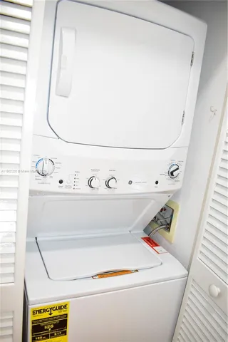 a utility room with washer and dryer