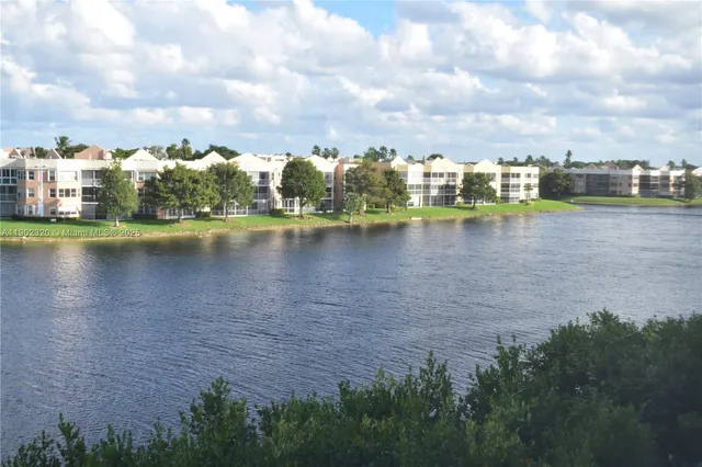 a view of a city with lake