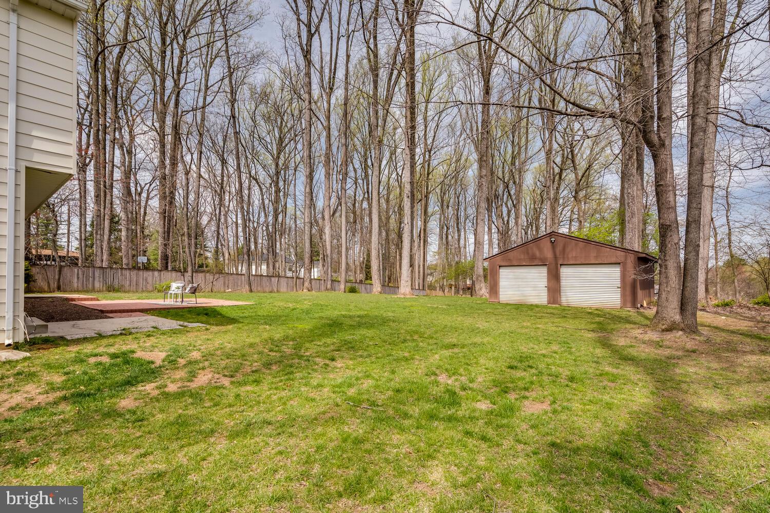 17605 Cashell Road Olney, MD 20832 - Photo 47 of 78 Rear Yard w/Garage Outbuilding