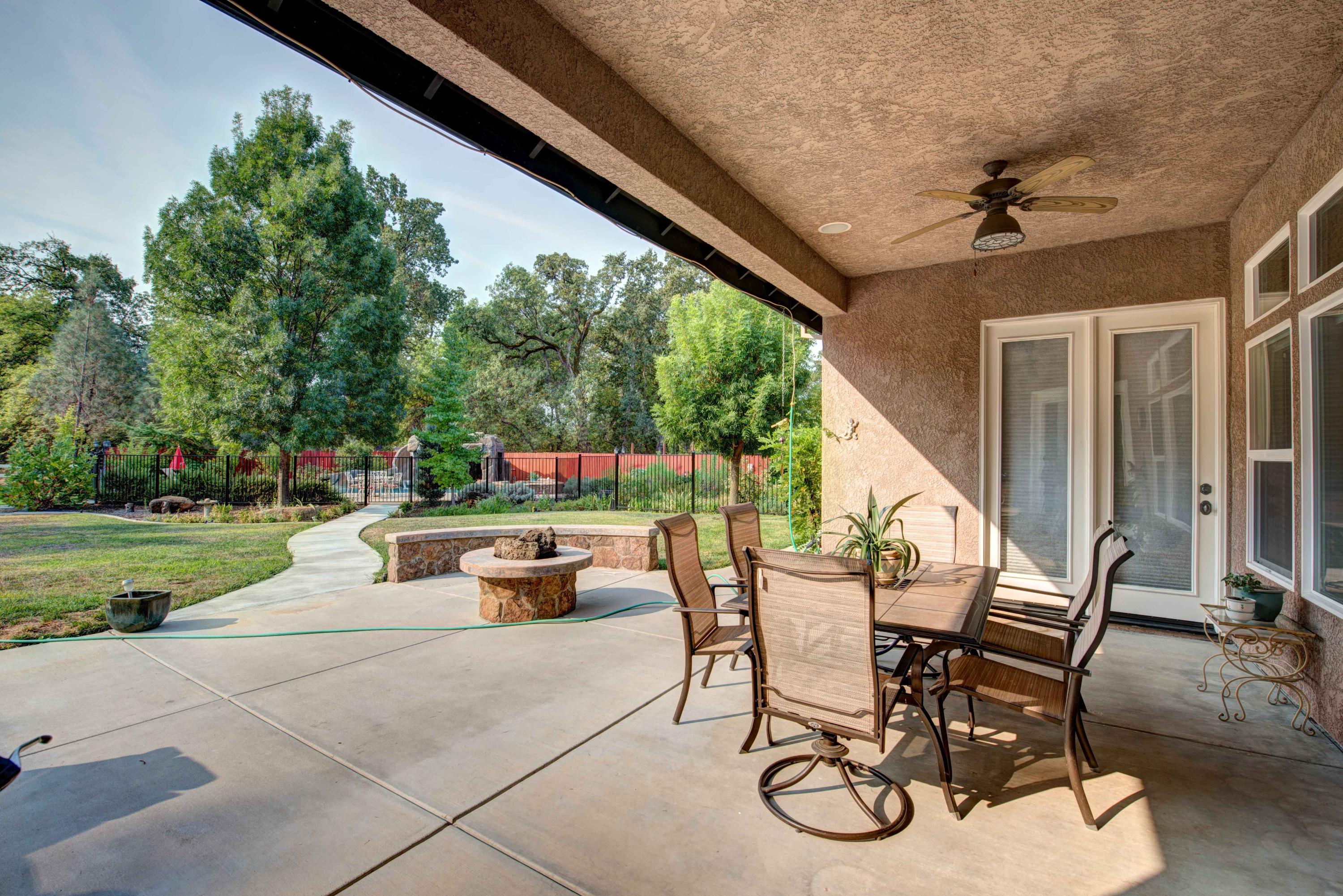 9787 Oak Run Road Oak Run, CA 96069 - Photo 15 of 67 View to side backyard-Fire pit