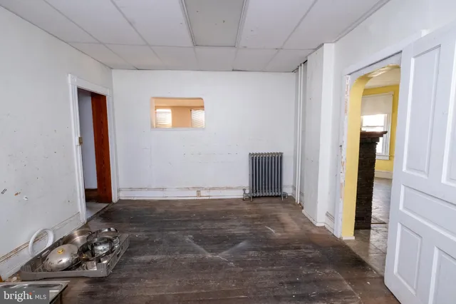 a view of an empty room