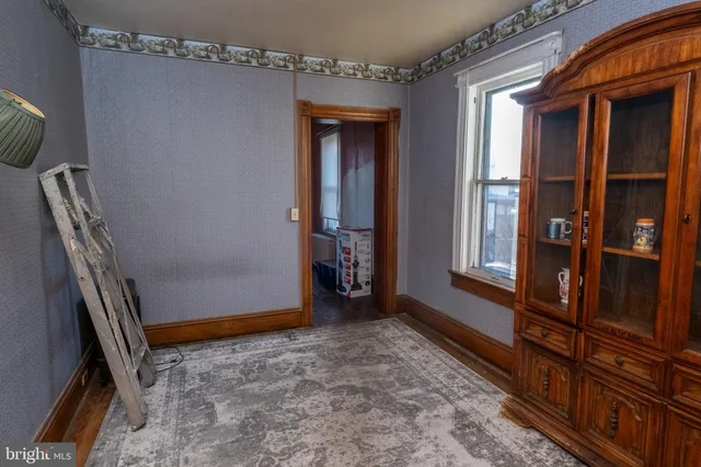 wooden floor and windows in a room
