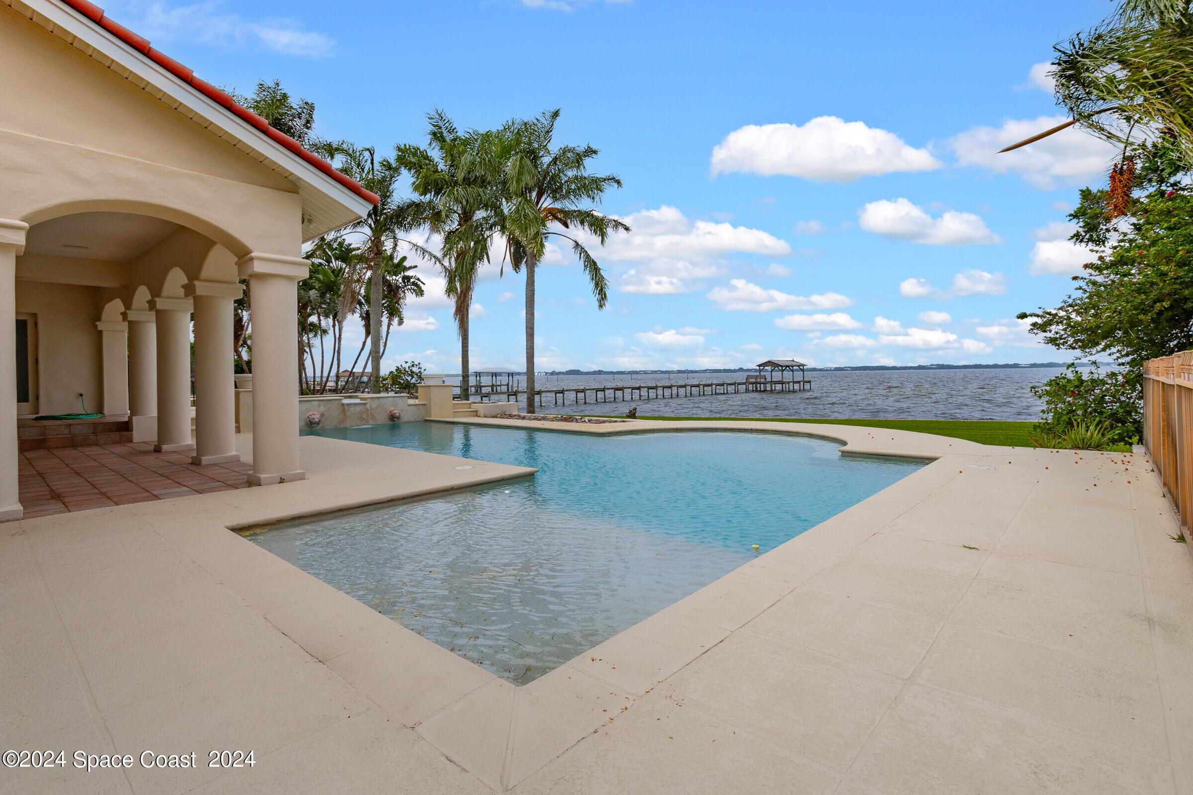 1630 Pine Street Melbourne Beach, FL 32951 - Photo 7 of 54 swimming pool view with a outdoor space
