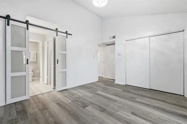 a view of an empty room